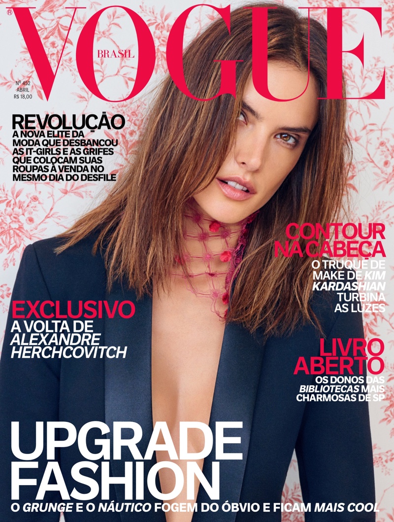 Alessandra Ambrosio on Vogue Brazil April 2016 Cover