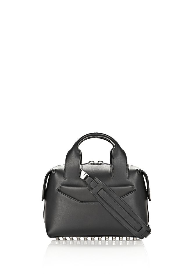 Alexander Wang Rogue Small Satchel in Black Rhodium