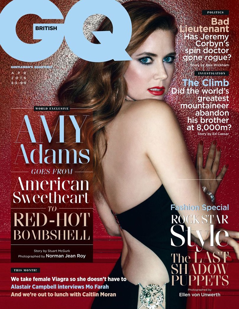 Amy Adams on GQ UK April 2016 Cover
