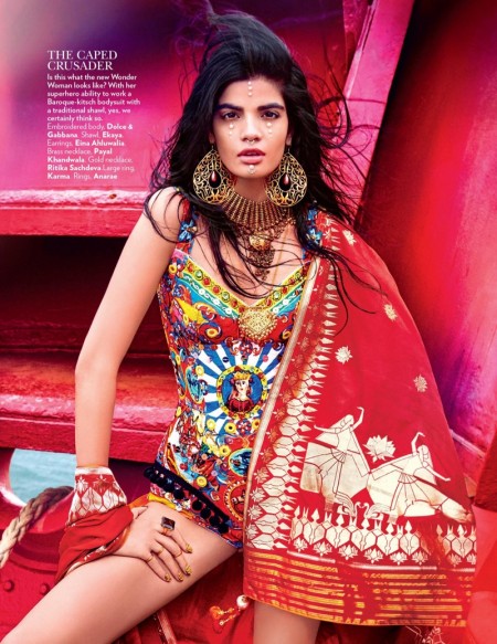 Bhumika Arora Wears East Meets West Style for Vogue India