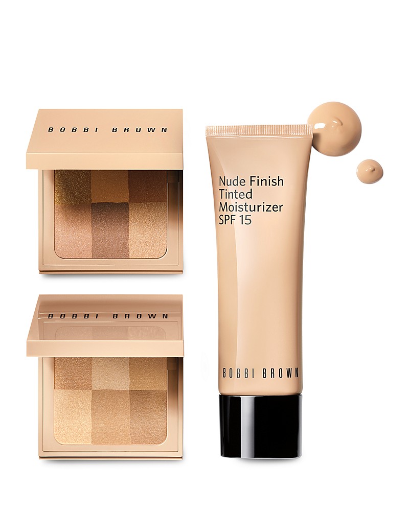 GET KATE'S LOOK: Bobbi Brown Nude Finish Illuminating Powder, Bobbi Brown Nude Finish Tinted Moisturizer SPF 15