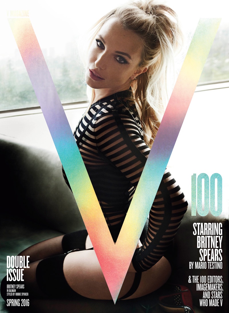 Britney Spears on V Magazine #100 Cover