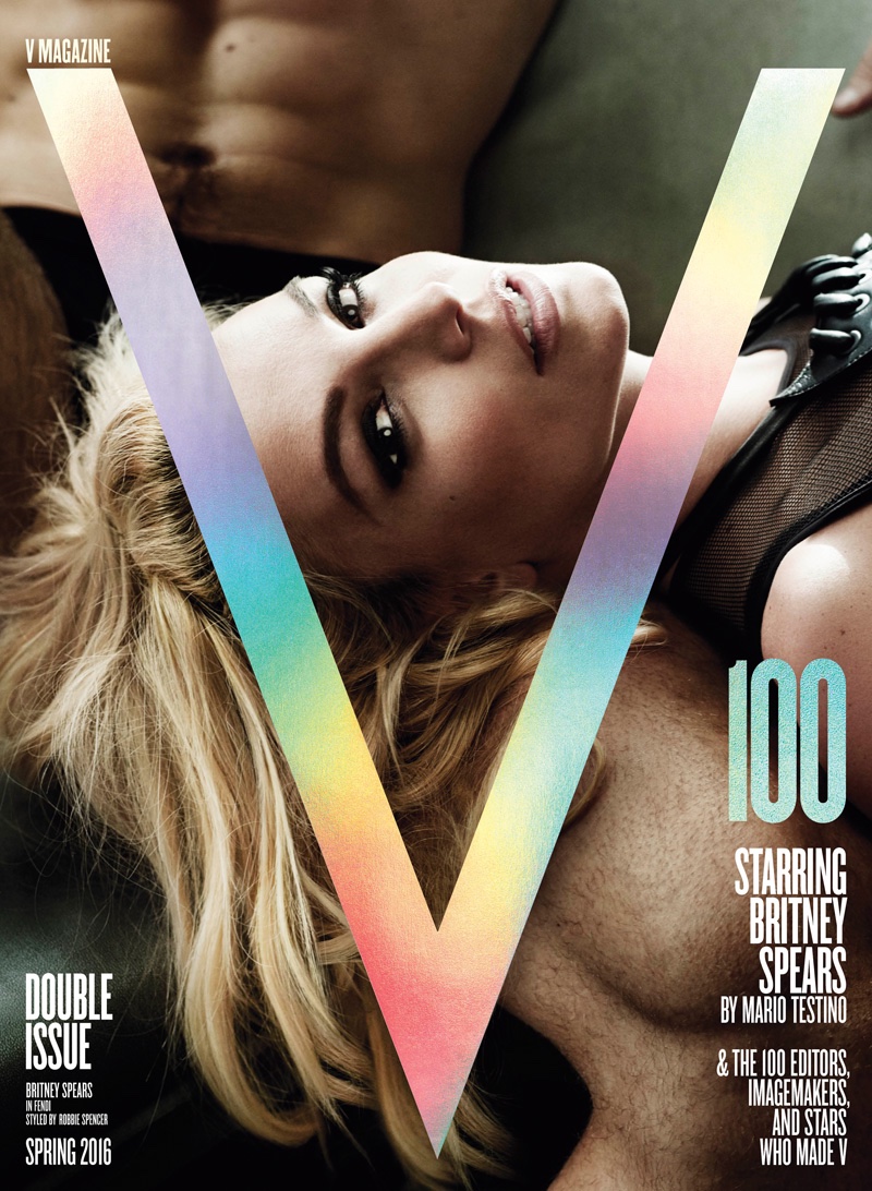Britney Spears on V Magazine #100 Cover