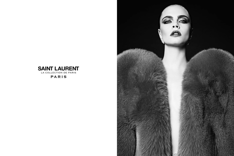 Cara Delevingne stars in Saint Laurent Paris 2016 campaign