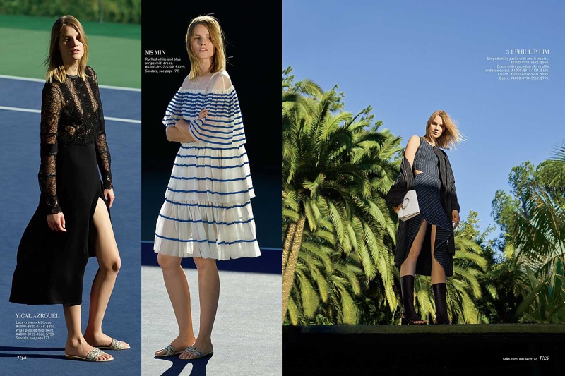 Suvi Koponen Takes on the Athleisure Trend for Saks