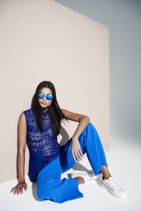 Daniela Braga Models Boho Styles from River Island Summer '16