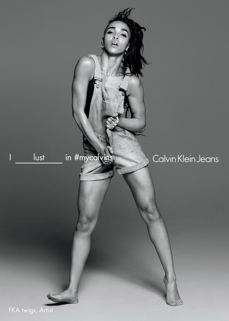 FKA Twigs stars in Calvin Klein Jeans' spring 2016 campaign