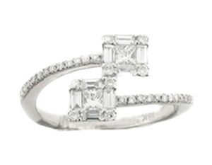 18K WHITE GOLD RING Bridal Rings