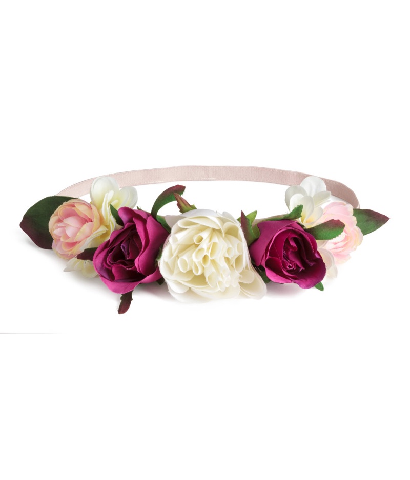 H&M Loves Coachella Hairband with Flowers