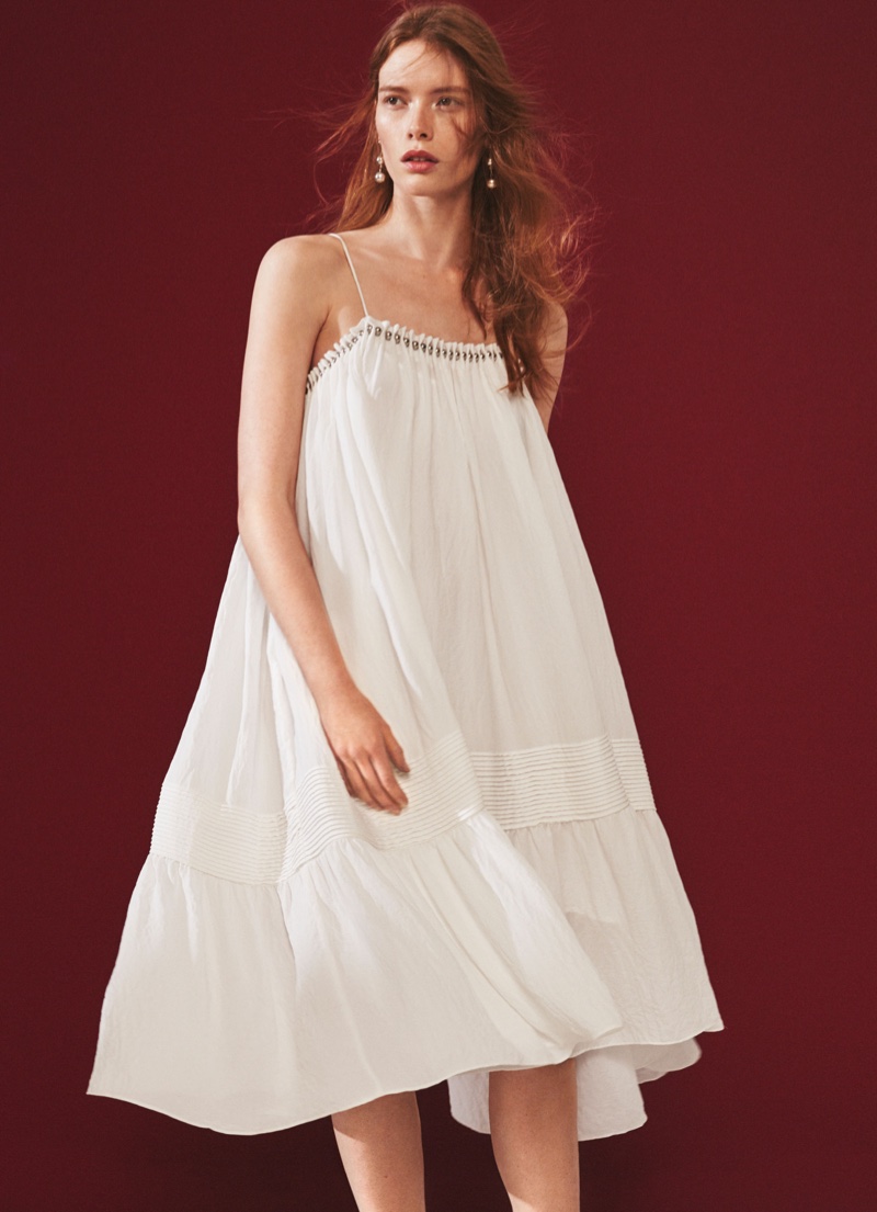 Balloon-shaped dress in white from H&M's summer 2016 collection