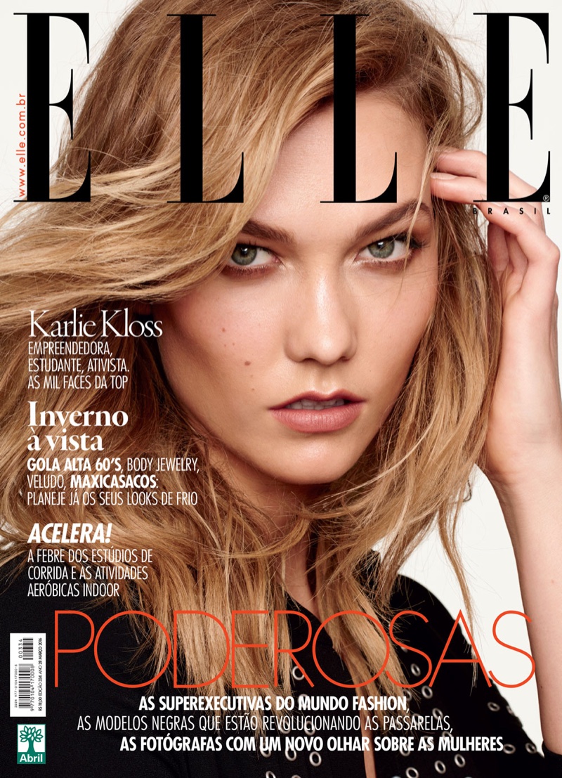 Karlie Kloss on ELLE Brazil March 2016 Cover