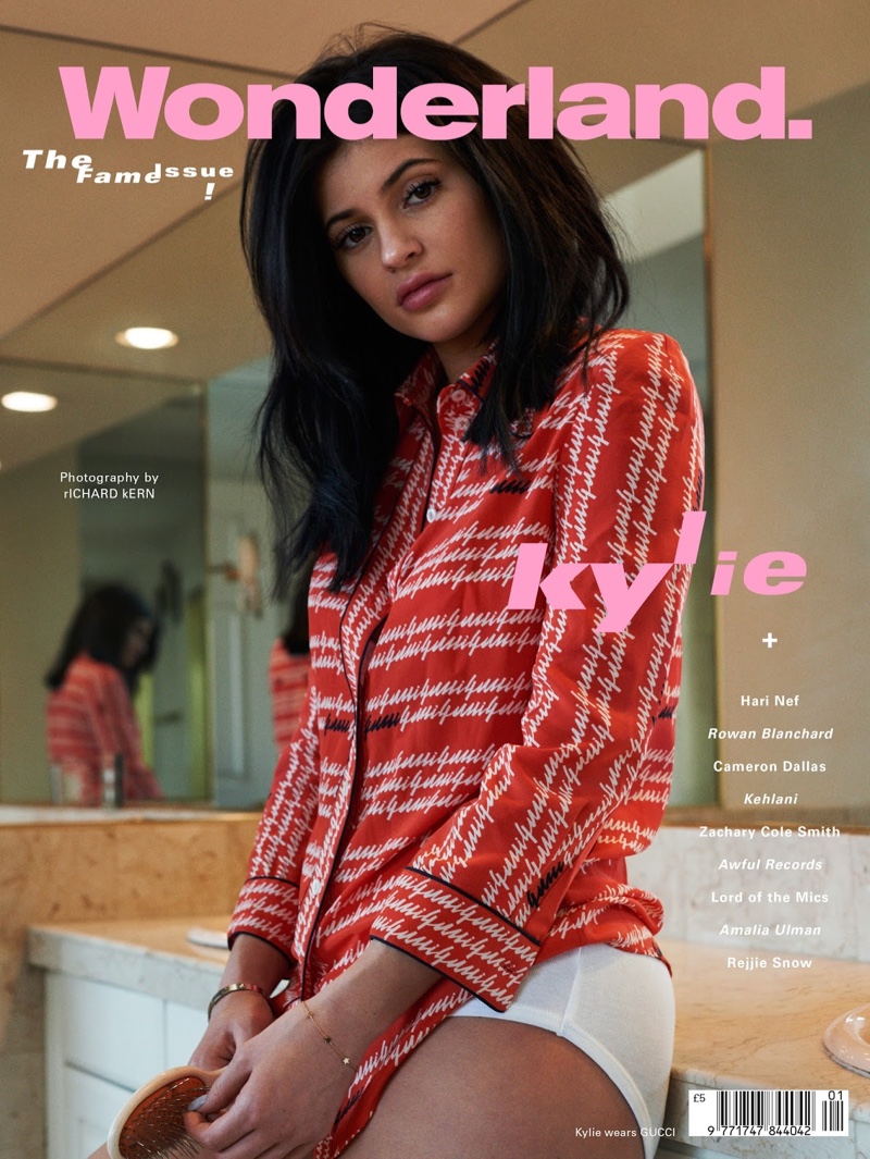 Kylie Jenner on Wonderland Magazine March 2016 Cover