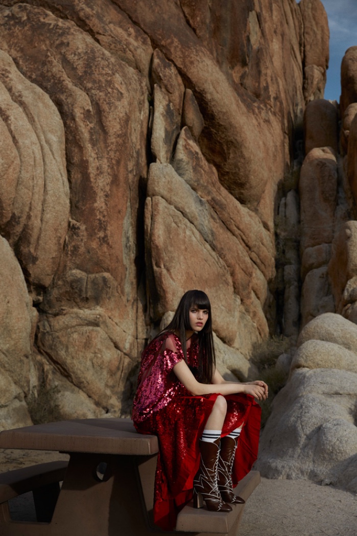 Photographed by Yelena Yemchuk, Lily Stewart models spring's standout dresses