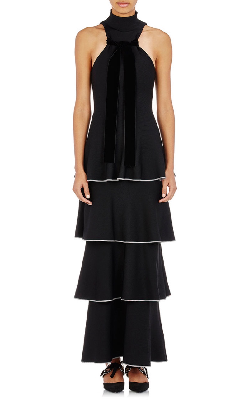 Proenza Schouler Tiered Knit Sleeveless Dress