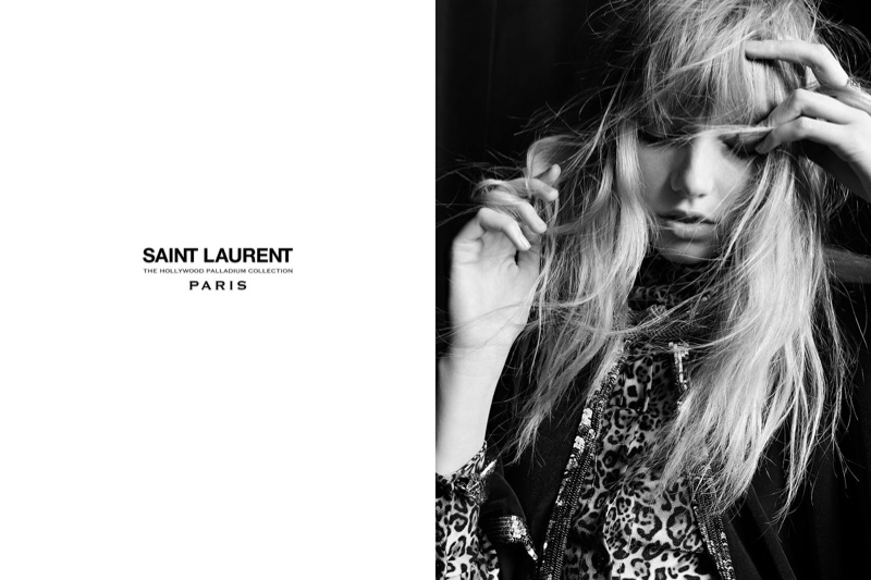 Grace Hartzel stars in Saint Laurent's Palladium 2016 campaign