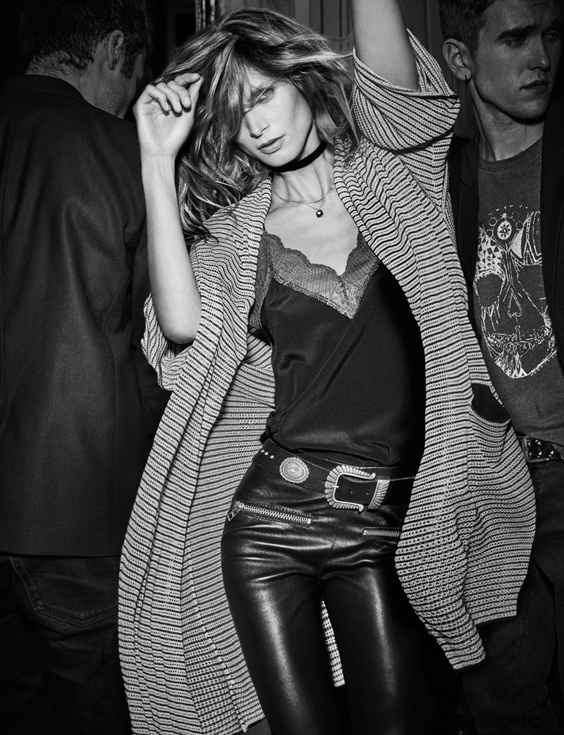 Malgosia Bela Lives It Up in Zadig & Voltaire's Spring 2016 Ads