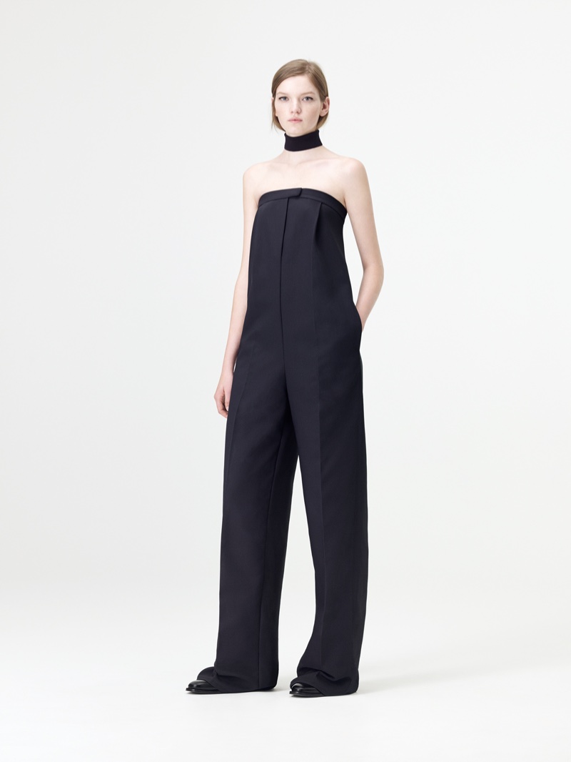 Focusing on the one-piece, COS features strapless jumpsuit in fall-winter 2016 collection