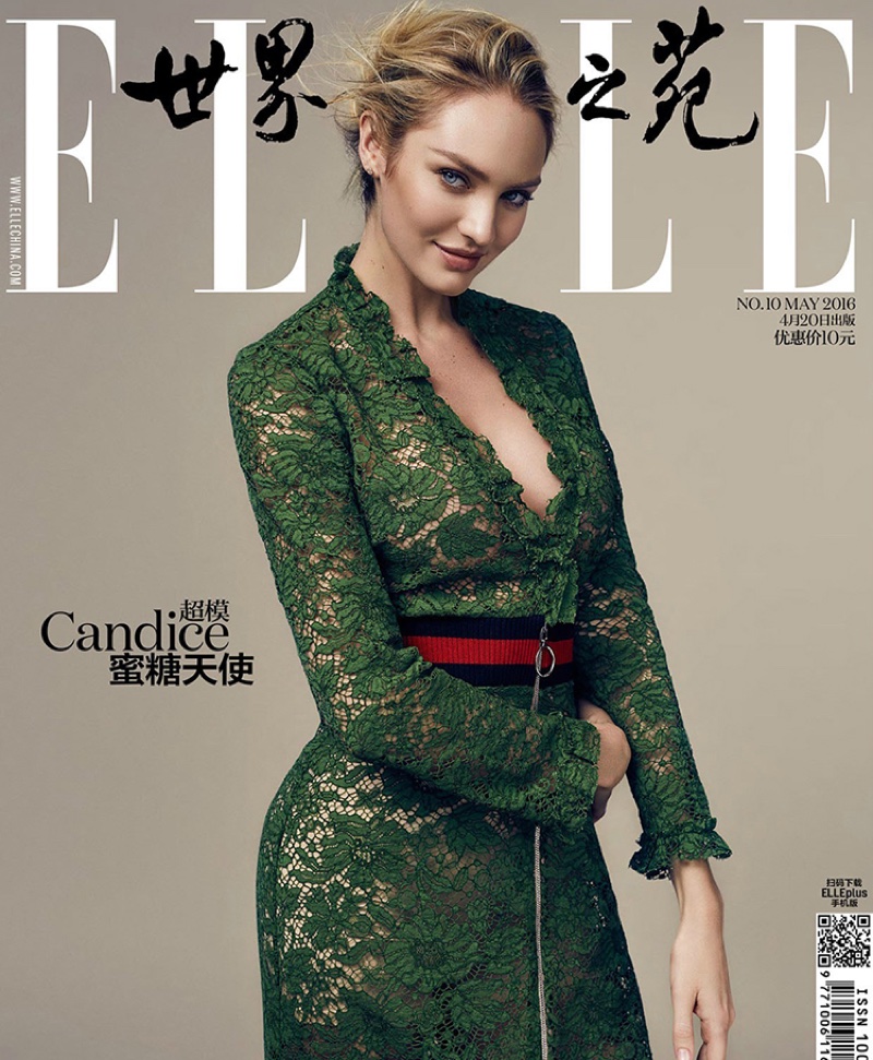 Candice Swanepoel on ELLE China May 2016 Cover