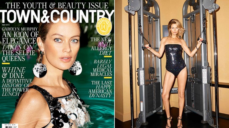 Carolyn Murphy Stars in Town & Country’s ‘Youth & Beauty’ Issue