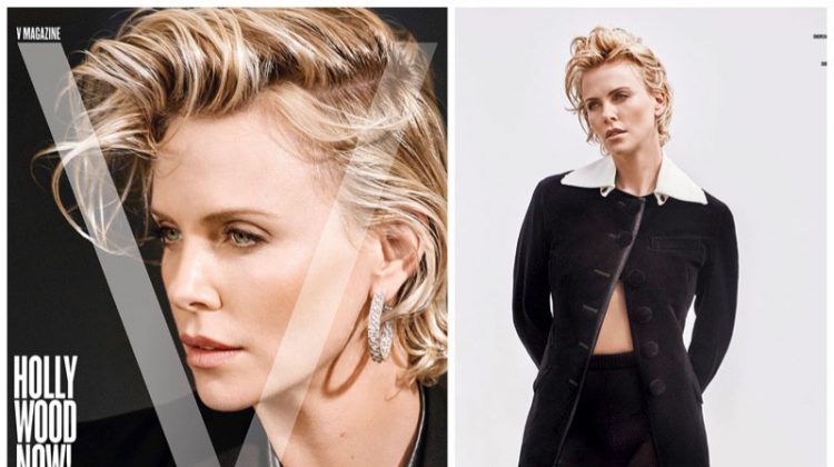 Charlize Theron Gets Her Closeup for V Magazine