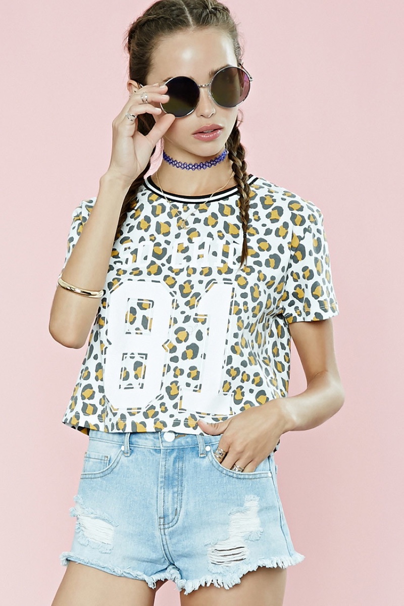 Forever 21 Chic Animal Print Tee
