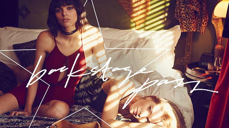 Free People releases Backstage Pass lookbook featuring rock and roll, 70's inspired fashions