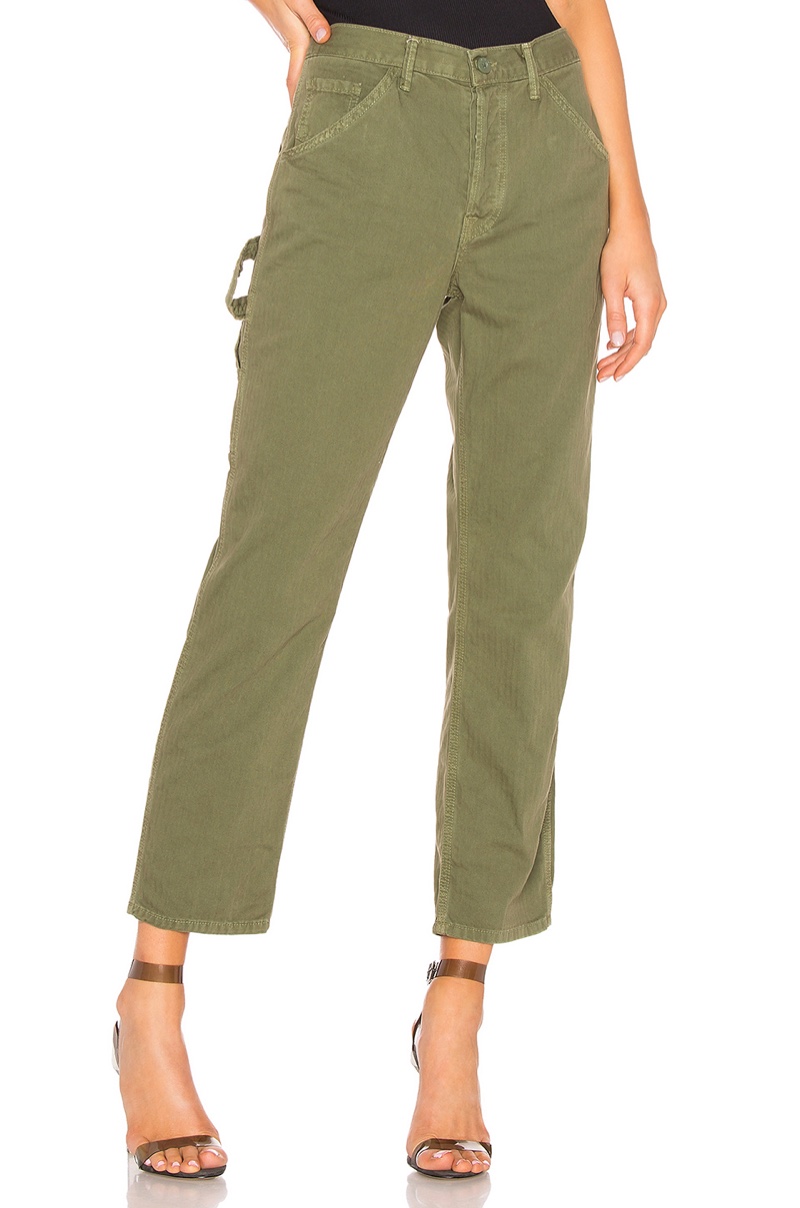 GRLFRND Janice Khaki Jean $258