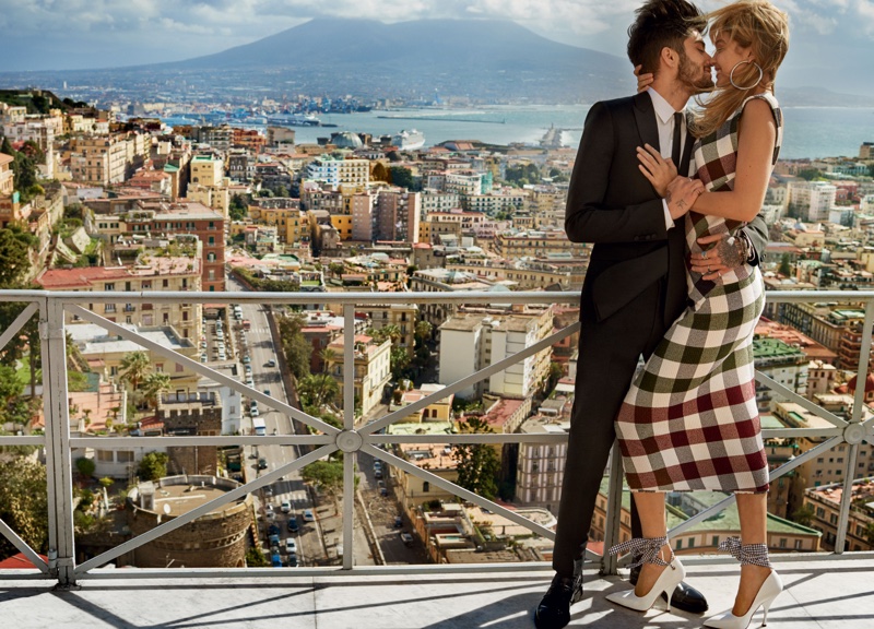 Gigi Hadid and boyfriend Zayn Malik star in Vogue's May issue. Photo: Mario Testino