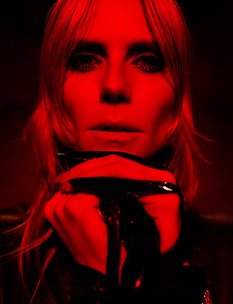 Heidi Klum gets her closeup for Hunger Magazine #10. Photo: Rankin