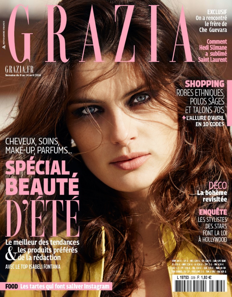 Isabeli Fontana on Grazia France April 2016 Cover
