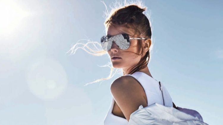 Jac Jagaciak Models Luxe Ski Style for BAZAAR Australia