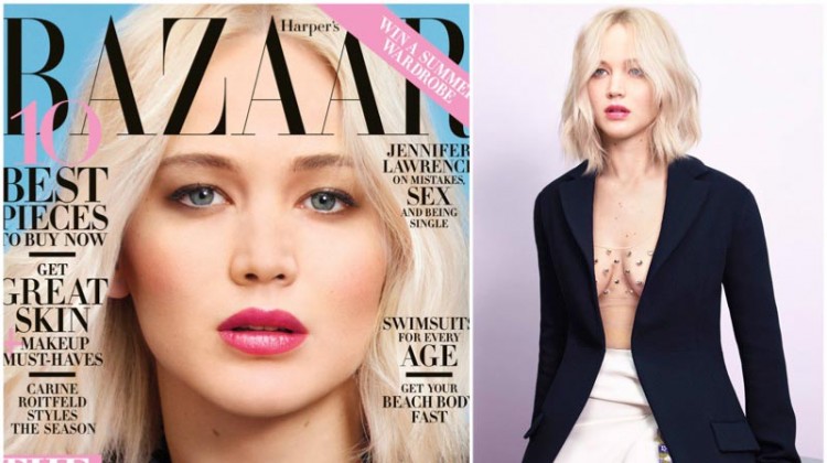 Jennifer Lawrence Stars in Harper’s Bazaar, Talks Having a “Normal Body”