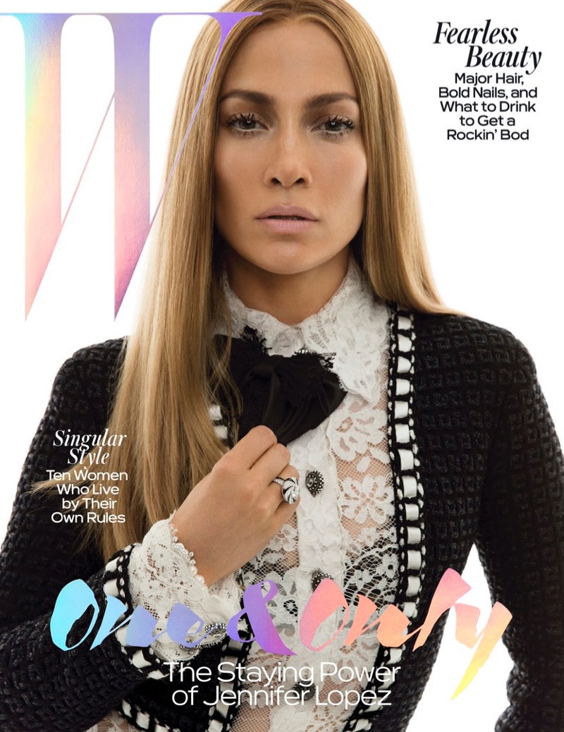 Jennifer Lopez on W Magazine May 2016 Cover