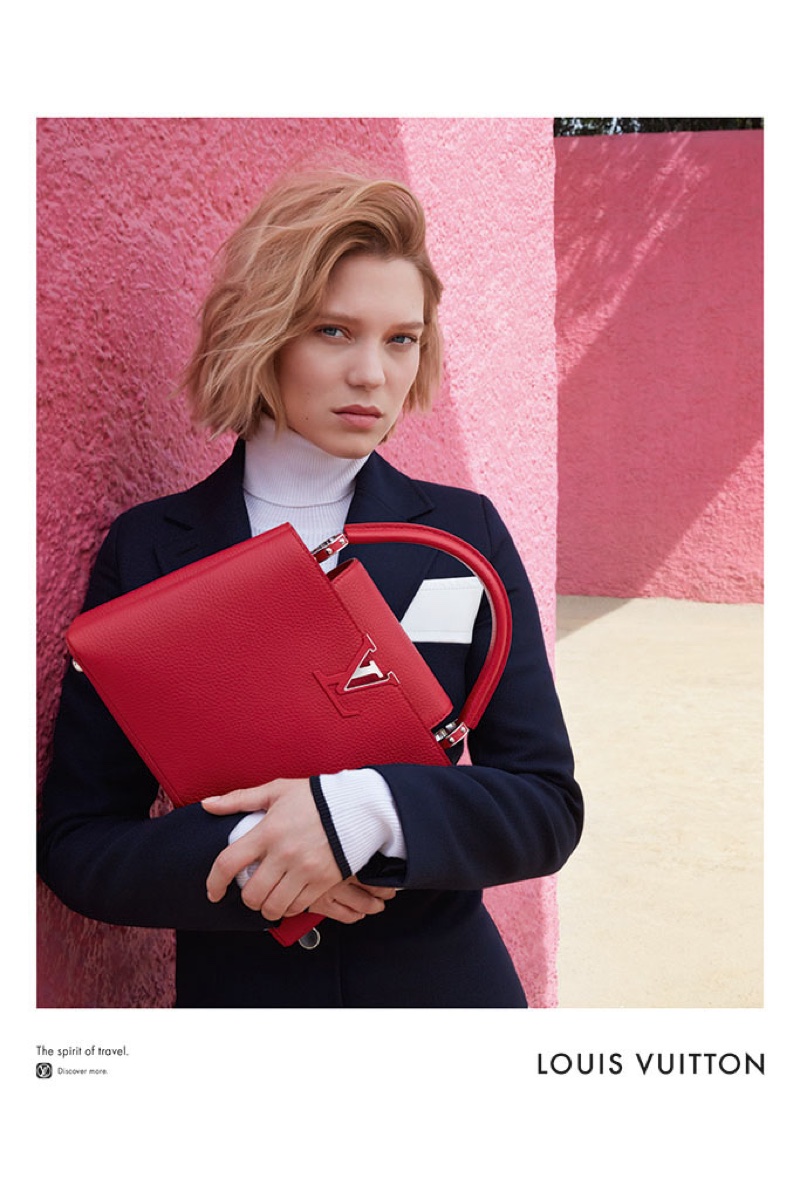 Léa Seydoux Stuns In Louis Vuitton Fragrance Ad