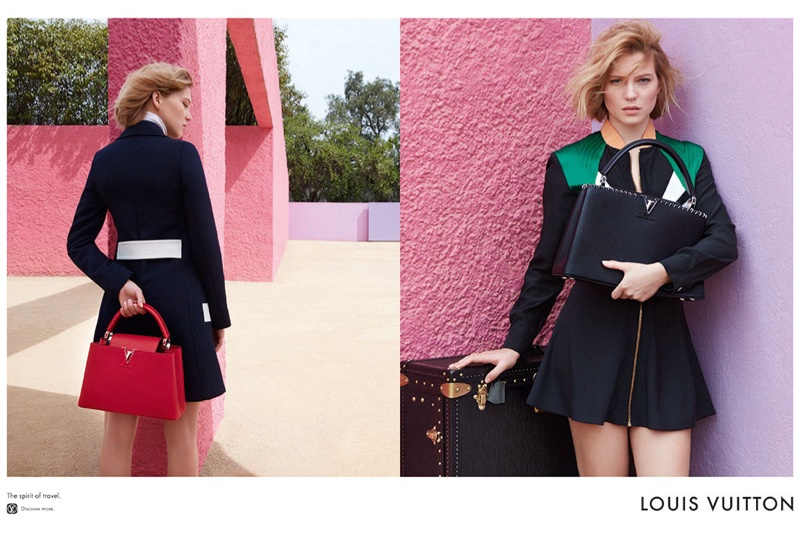 Léa Seydoux Stars in a Sexy New Bag Campaign for Louis Vuitton