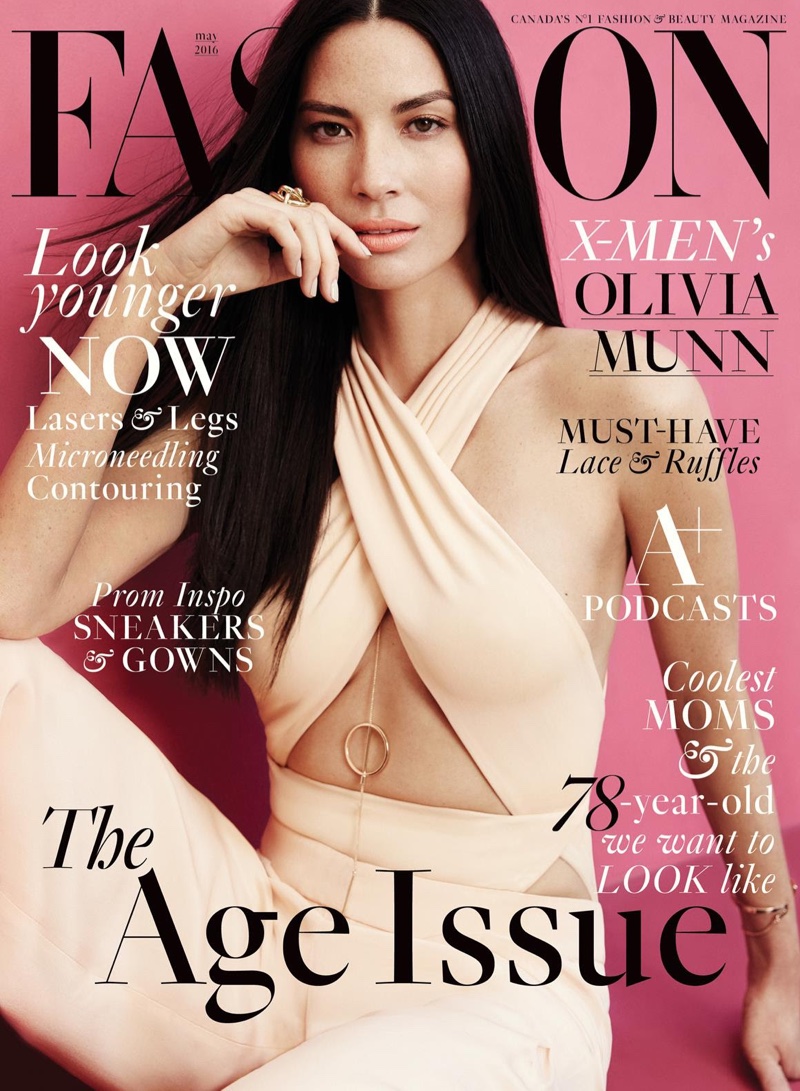 Olivia Munn on FASHION Magazine May 2016 Cover