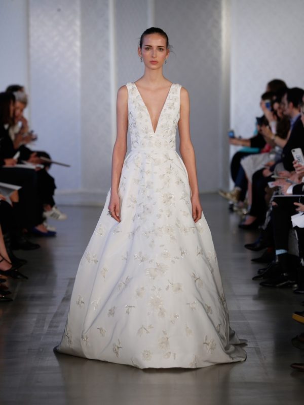 oscar de la renta bridal 2017