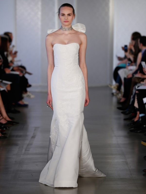 oscar de la renta fall 2017 bridal