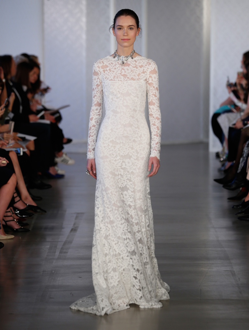 oscar de la renta bridal 2017