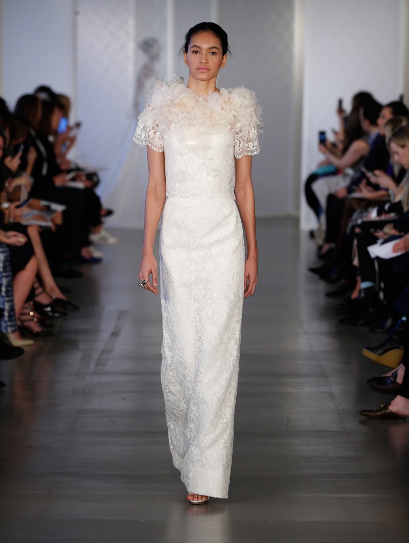 oscar de la renta bridal 2017