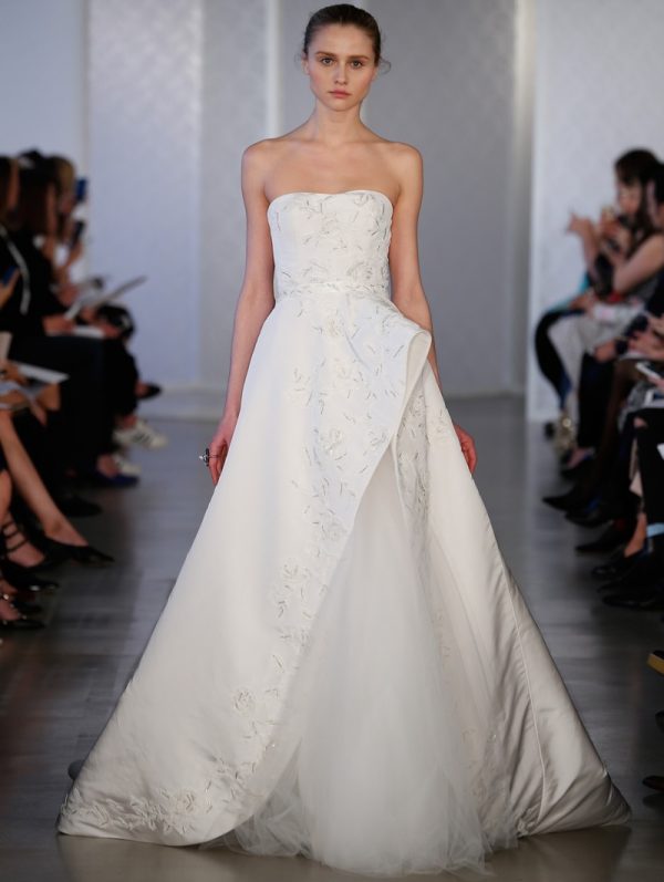 oscar de la renta bridal 2017