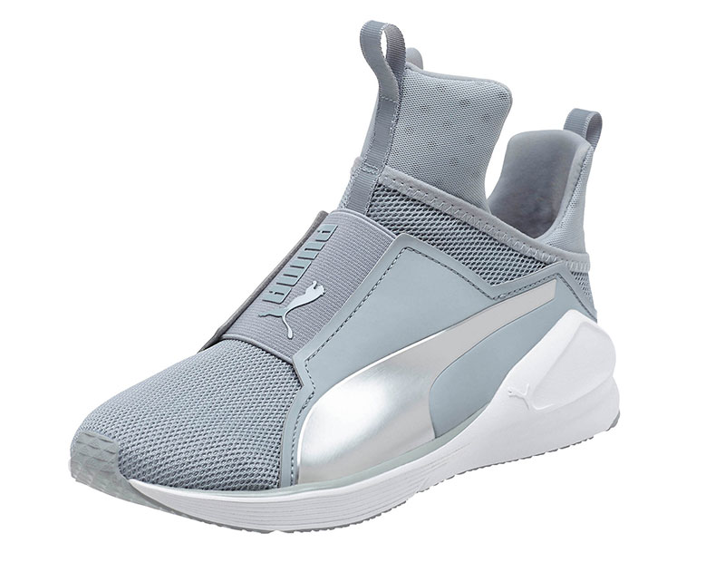 PUMA Fierce Sneaker in Silver & Grey