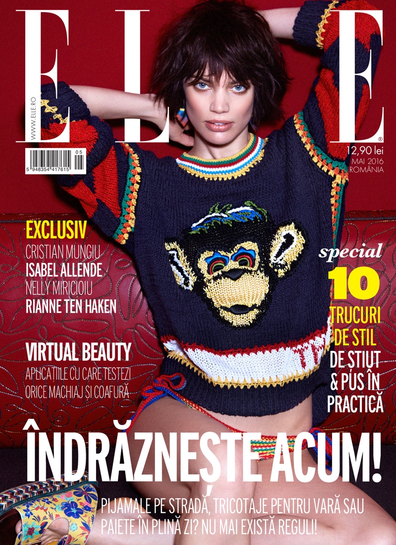 Rianne Ten Haken on ELLE Romania May 2016 Cover