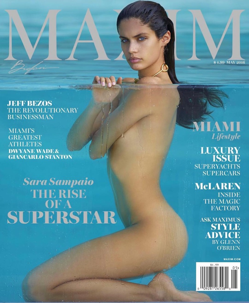 Sara Sampaio on Maxim Magazine May 2016 Cover