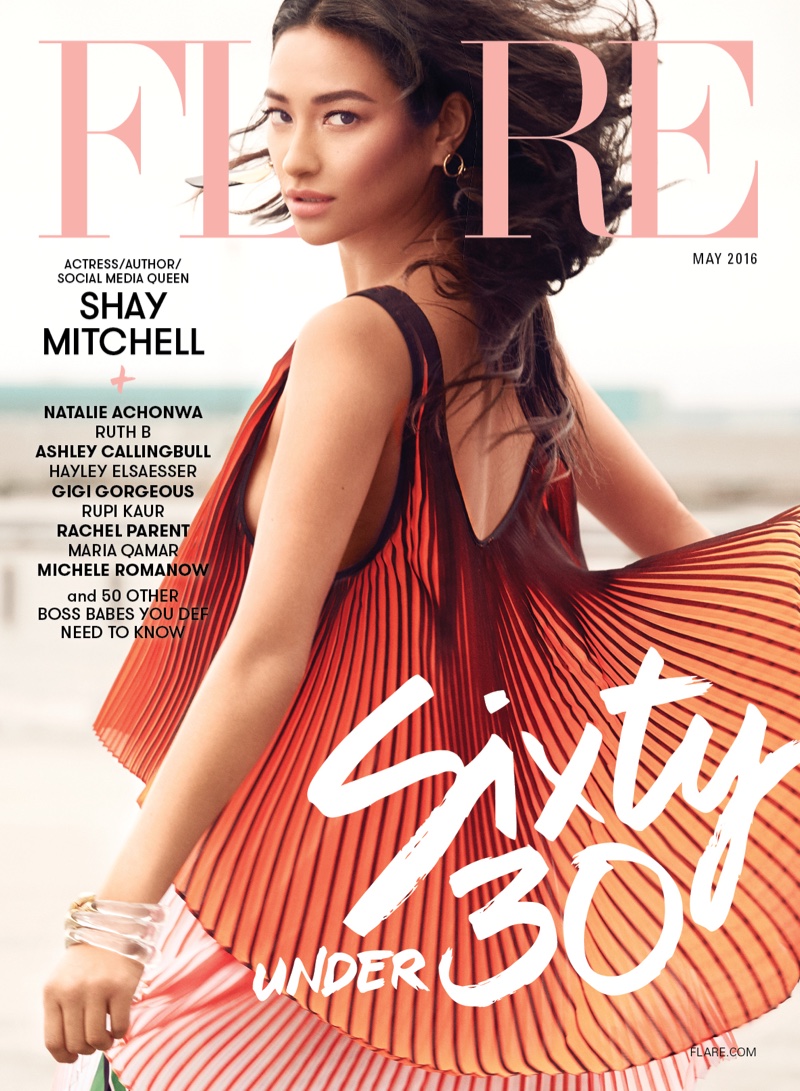 Shay Mitchell on FLARE Magazine May 2016 Cover
