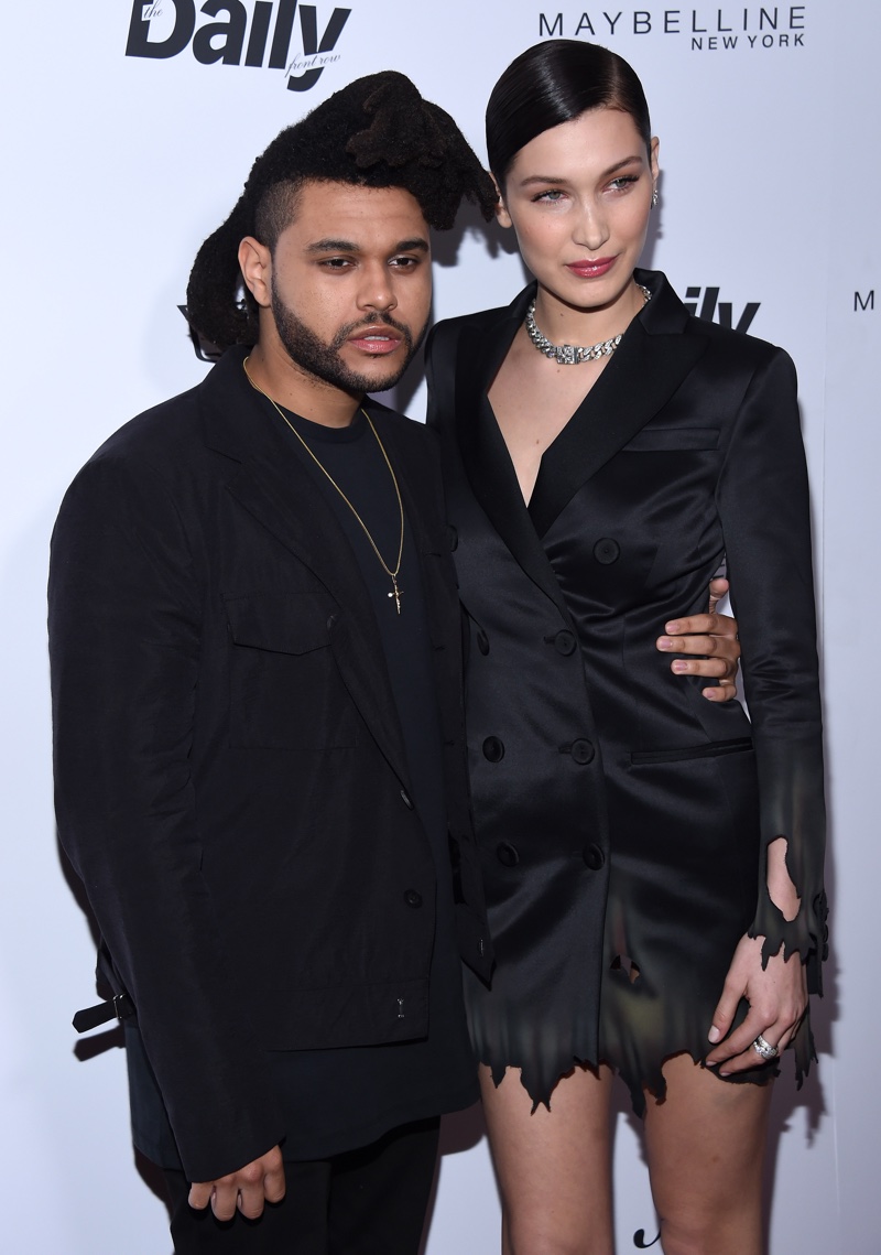 MARCH 2016: The Weeknd and Bella Hadid attend the 2016 Daily Front Row Los Angeles Awards. Photo: DFree / Shutterstock.com