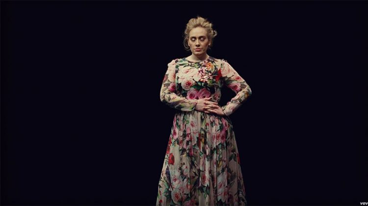 Get the Look: Adele’s Floral Gown in Her ‘Send My Love’ Music Video