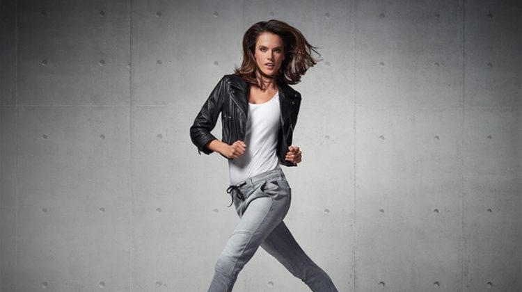 Alessandra Ambrosio Shows Off Her Moves for Replay Jeans