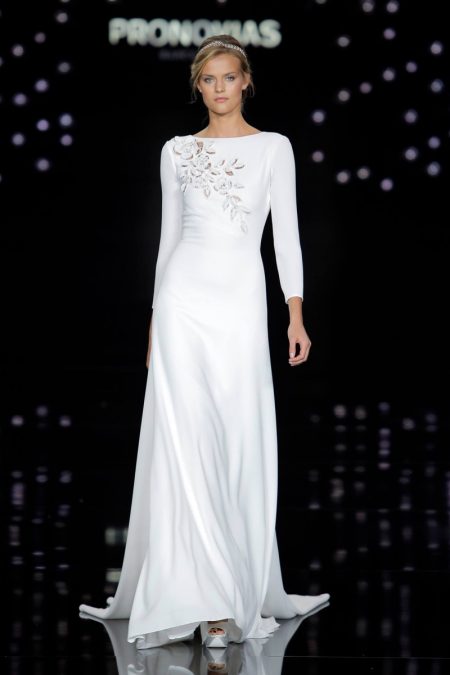 Irina Shayk Hits the Catwalk at the Pronovias Bridal Fashion Show