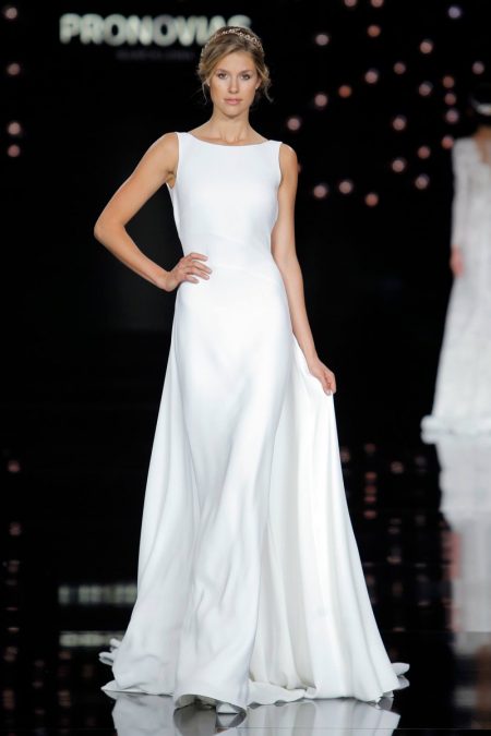 Irina Shayk Hits the Catwalk at the Pronovias Bridal Fashion Show